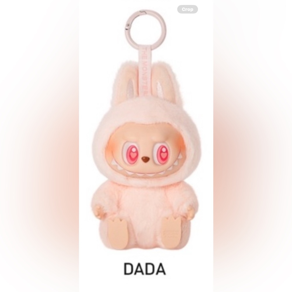 AUTHENTIC Pop Mart Labubu Plush Pendant, Have A Seat series; CONFIRMED DADA v3